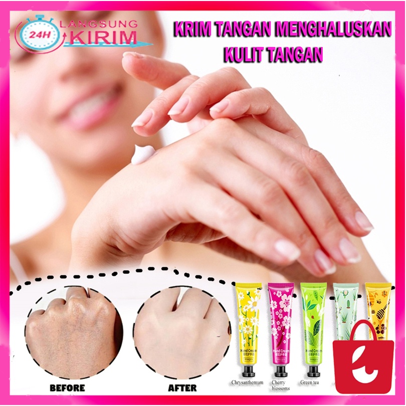 [BISA COD] Krim Pelembut Kulit Tangan  Hand cream  Hand Lotion Krim Tangan Anti-penuaan Perawatan Kulit Kering Mengelupas