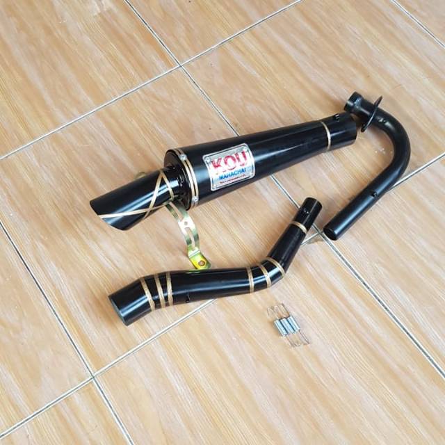 KNALPOT VARIO 125-VARIO 150 KOU BLACK DOV
