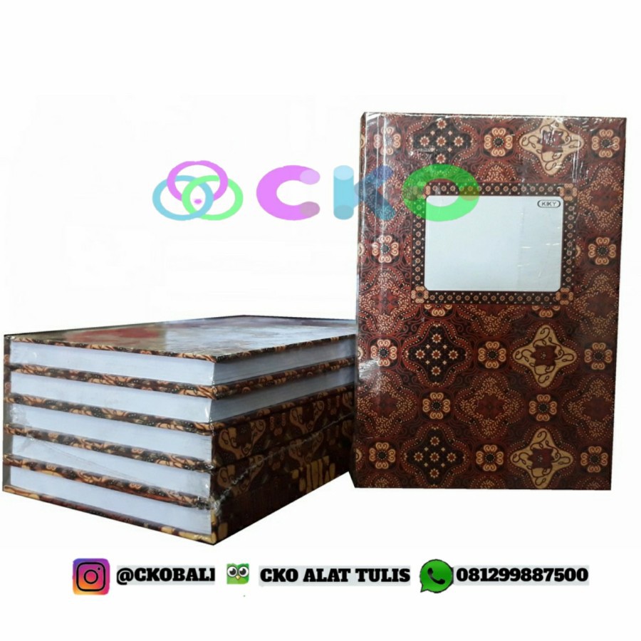 

Buku hard cover kiky A6 isi 100,200 & 300 lembar - 300 lembar