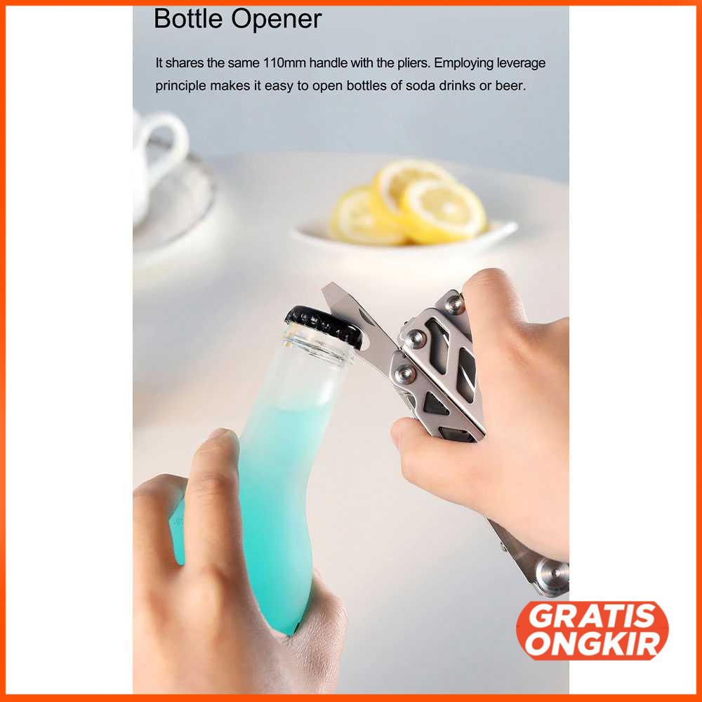 Pisau Lipat Multifungsi 16 in 1 Knife Tool - KT5020