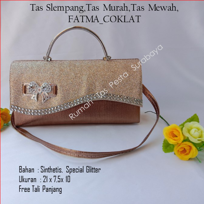 Tas Slempang,Tas Murah,Tas Mewah,FATMA_COKLAT