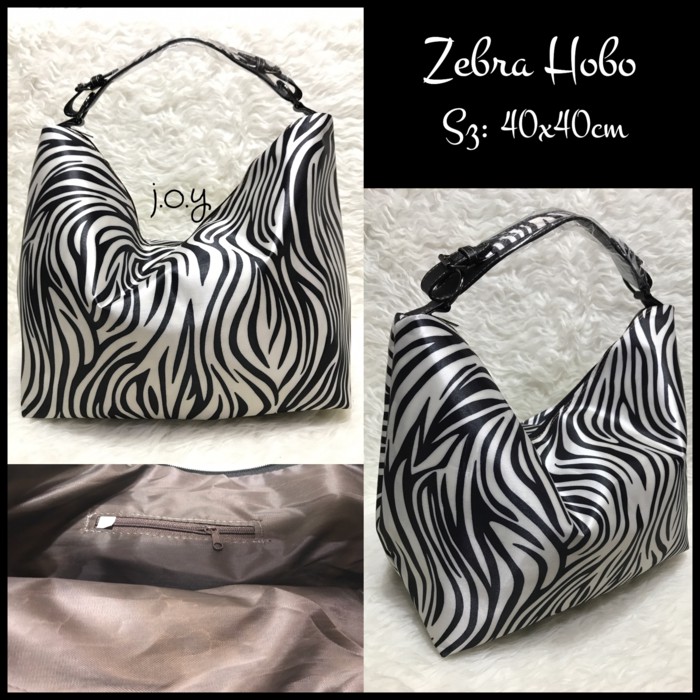 Tas Murah/Tas Lokal/Branded/Shoulder Bag/Zebra Hobo Shoulder
