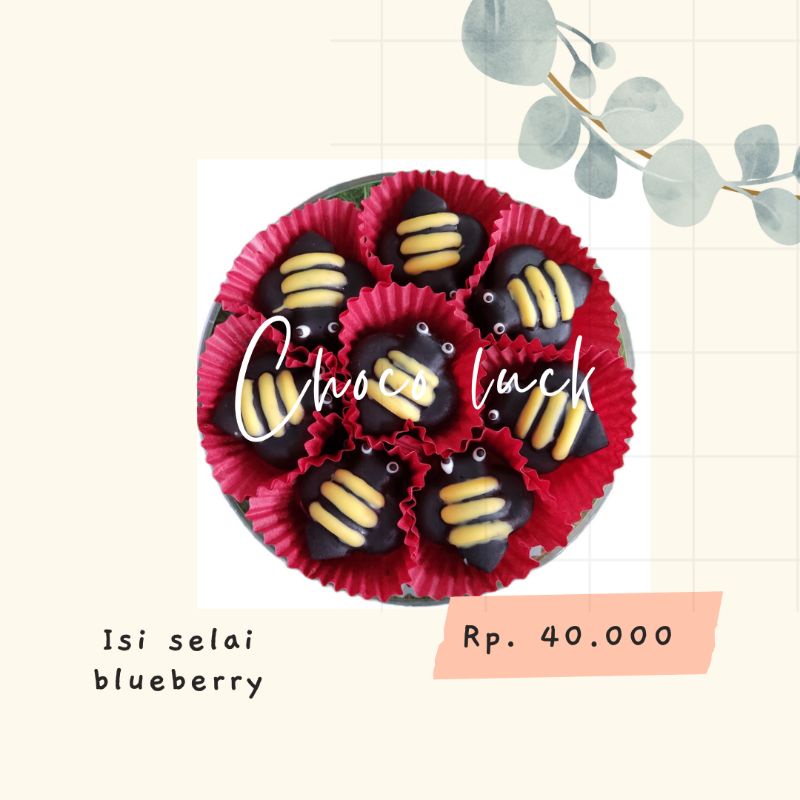 

choco luck choklat lebah coklat karakter coklat compound coklat hias kue coklat