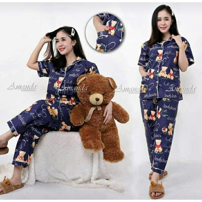 PROMO PIYAMA DEWASA TERLARIS#PIYAMA CP DEWASA TERLARIS#PIYAMA CP TERMURAH-CP Lovely bear