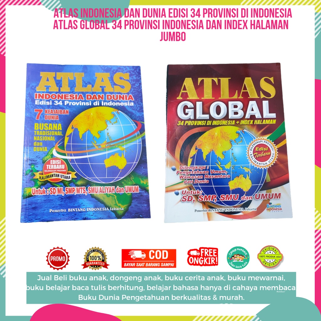 Atlas Jumbo Global Indonesia dan Dunia Lengkap