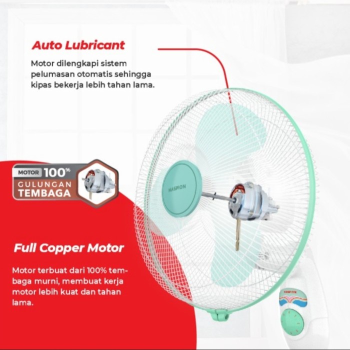 Kipas Maspion Wall Fan MWF 37K 14 inch