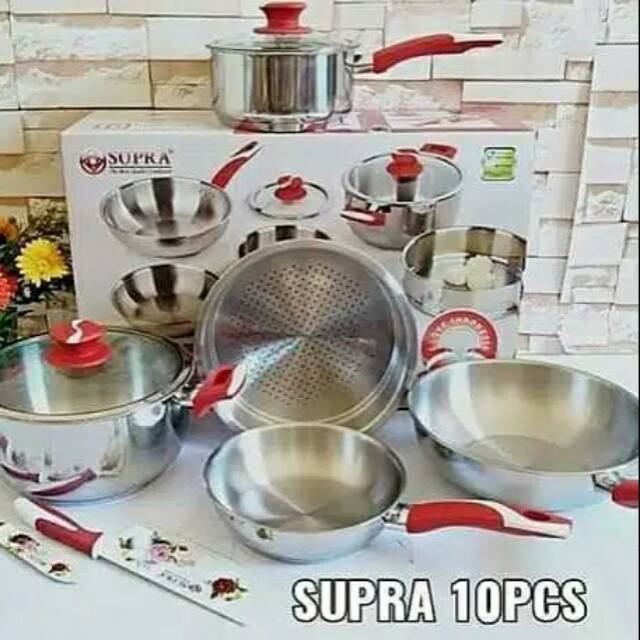 SUPRA Panci Set 10 pcs