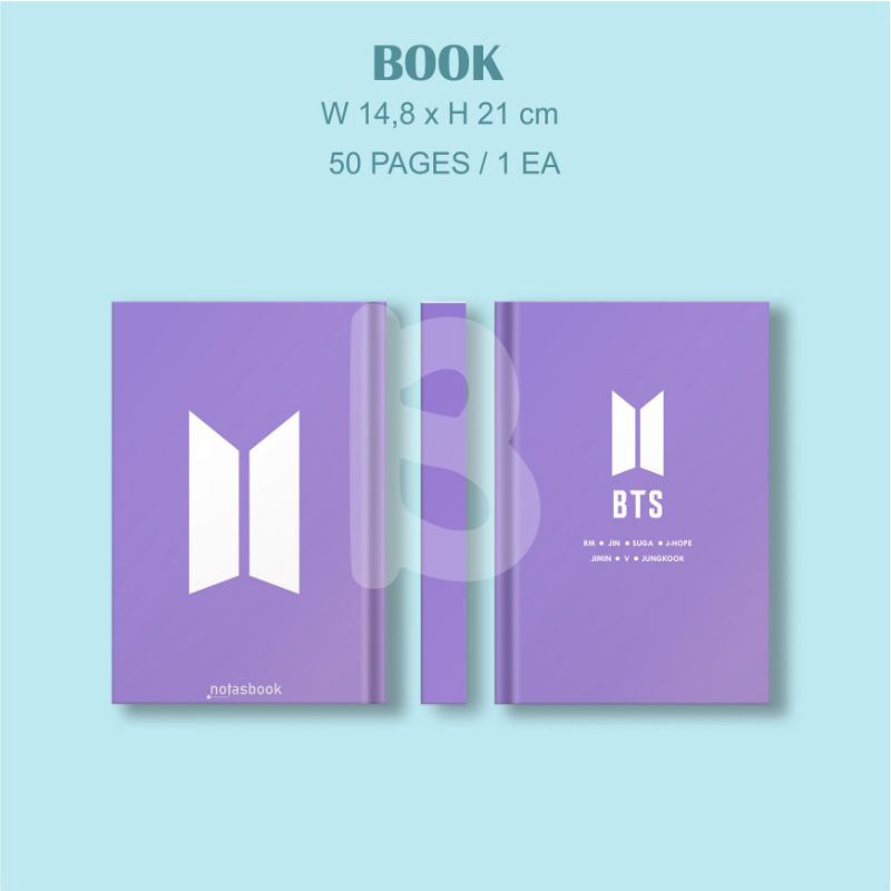 

NOTEBOOK K-POP LUCU BTS UNOFFICIAL