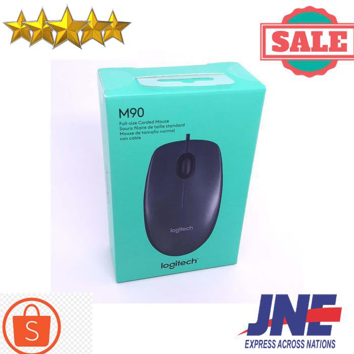 Jual Logitech Wired Optical Mouse M90 Shopee Indonesia