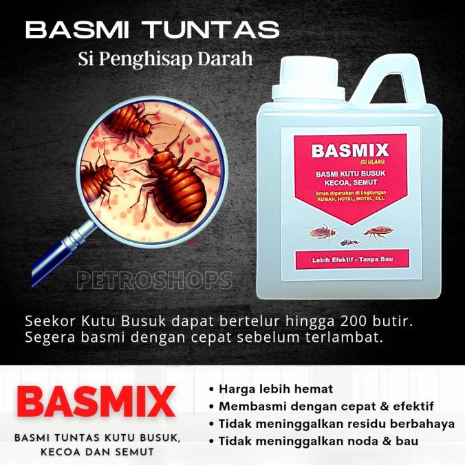 BASMIX: Anti Kutu Busuk Kasur, Kecoa, Semut