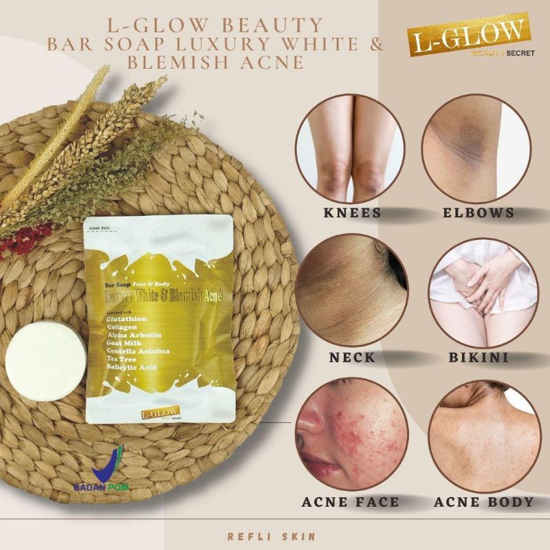 L - GLOW BEAUTY BAR SOAP LUXURY WHITENING