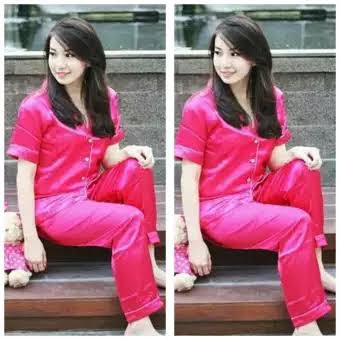 piyama satin / setelan piyama / baju tidur / setelan baju tidur / baju tidur satin