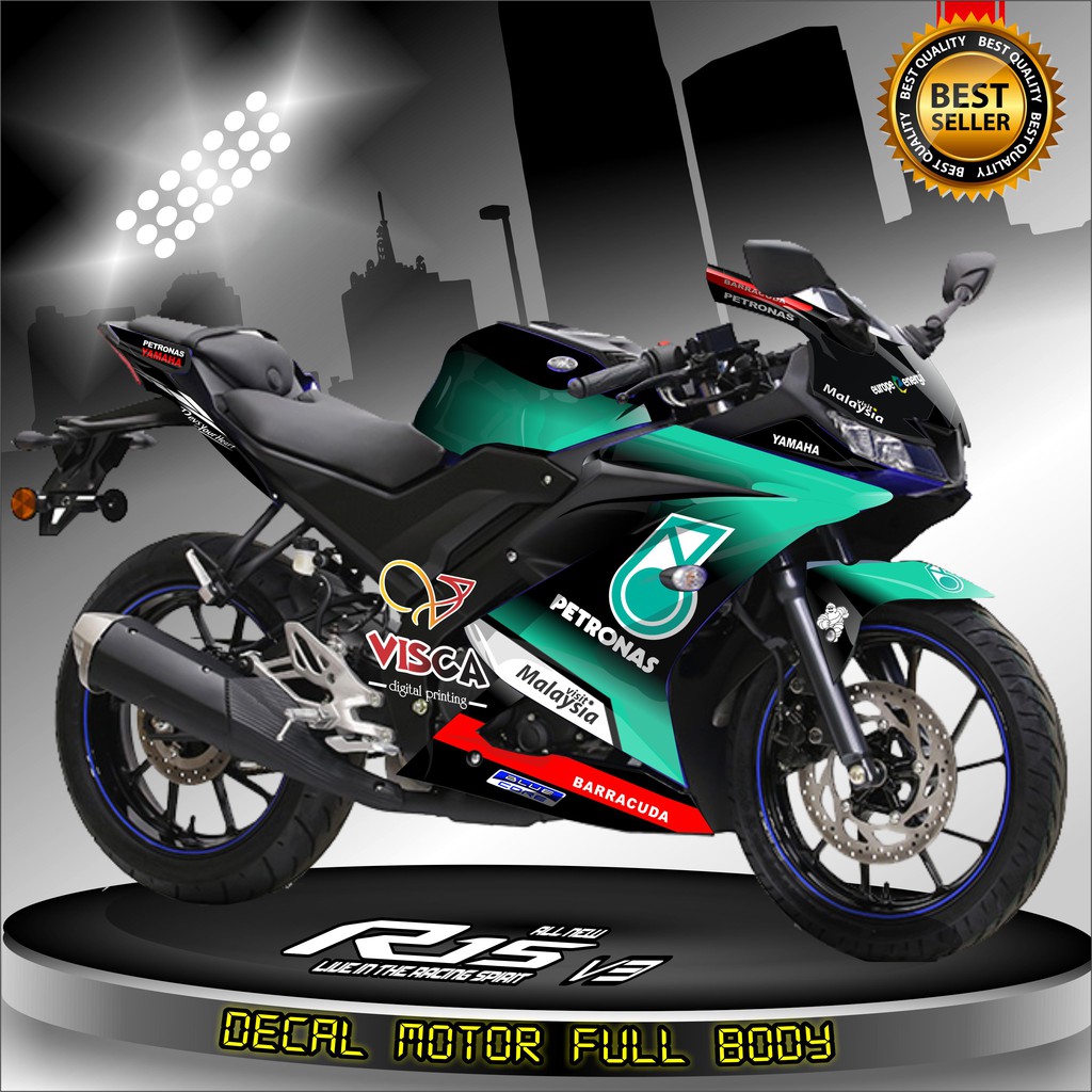 Decal R15 V3 Full Body Stiker R15 V3 Full Body Dekal R15 V3 Petronas2