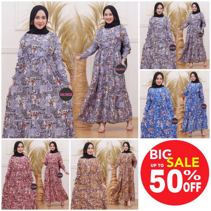 HOMEY DRESS MEDINA ZEIN | PAKAIAN WANITA MAXYDRESS