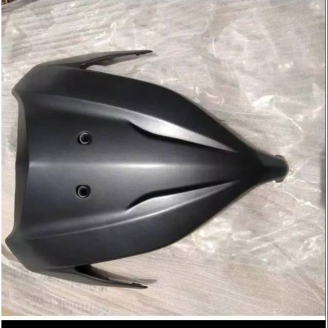 Cover body depan tameng panel honda vario 110 fi led hitam abu dop 2015 2016 2017 2018