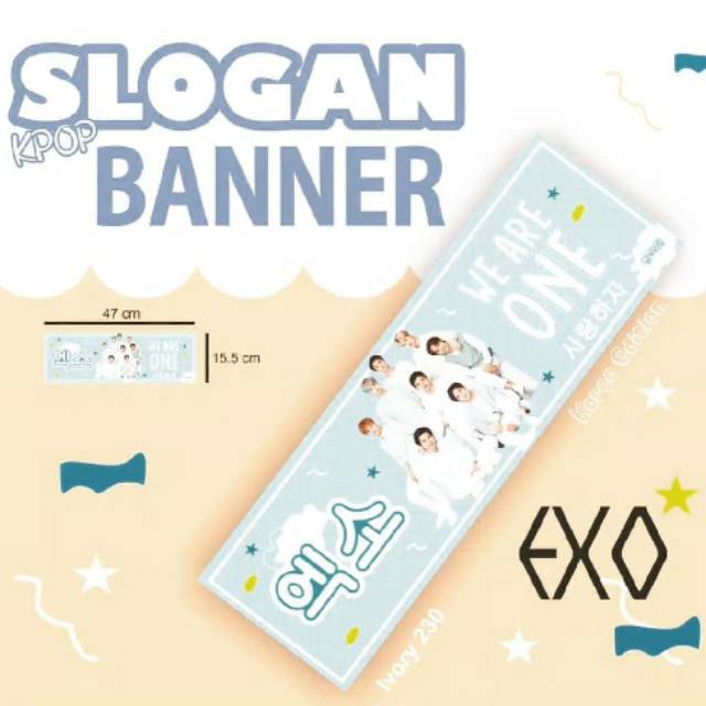 Slogan Banner Kpop