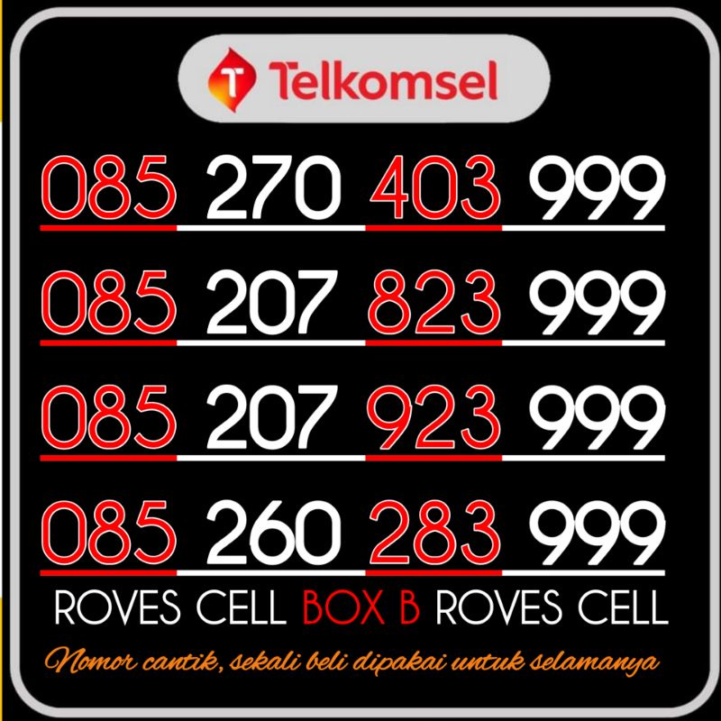 NOMOR CANTIK TELKOMSEL SERI TRIPLE 999 TRIPEL HOKI 0999 2999 3999 4999 5999 6999 7999 KARTU AS CANTIK