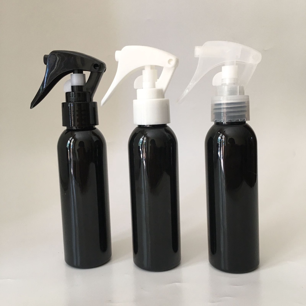 BABEE - BOTOL 100ML HITAM TUTUP SPRAY TRIGGER BURUNG N24 / BOTOL SPRAY TRIGGER 100ML HITAM