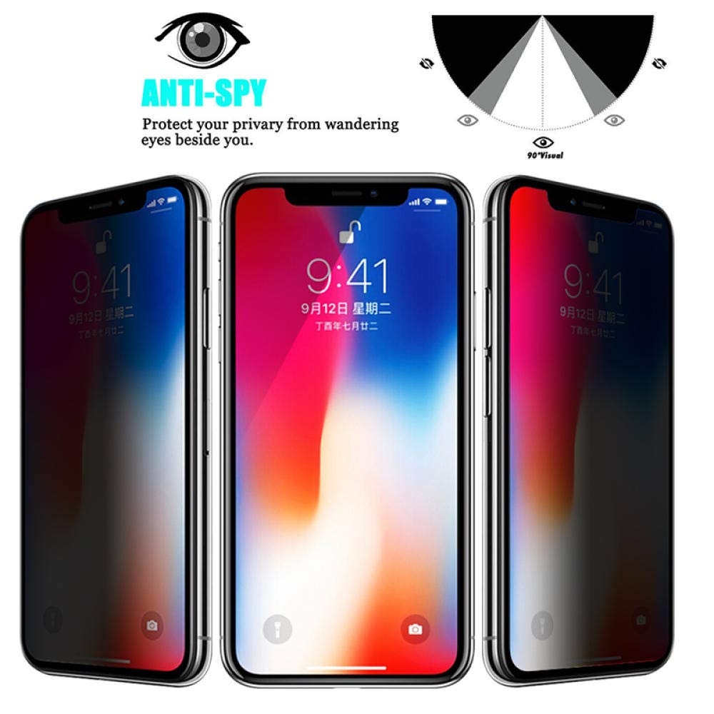 Pelindung Layar Tempered Glass Anti Spy Untuk IPhone 12 13 14 Pro MAX Mini Plus 11 Pro XS MAX X XR 6S 7 8 Plus