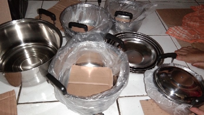 Jual Murah Banget Panci Set Exclusive 5 Pcs New Dutch Oven - Stainless Steel