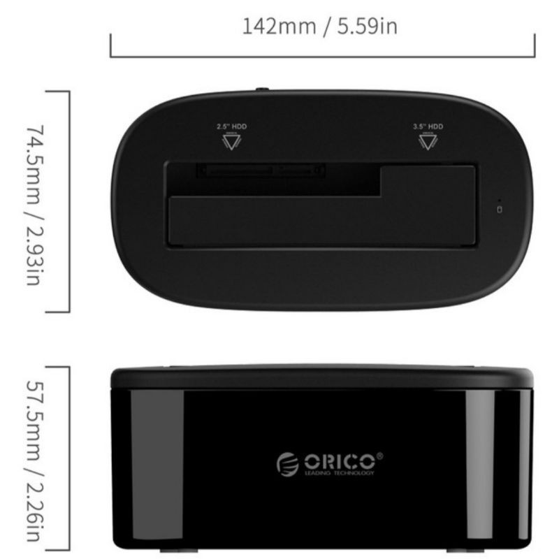 DOCKING Orico 2.5/3.5 inch HDD and SSD Hard Drive Dock