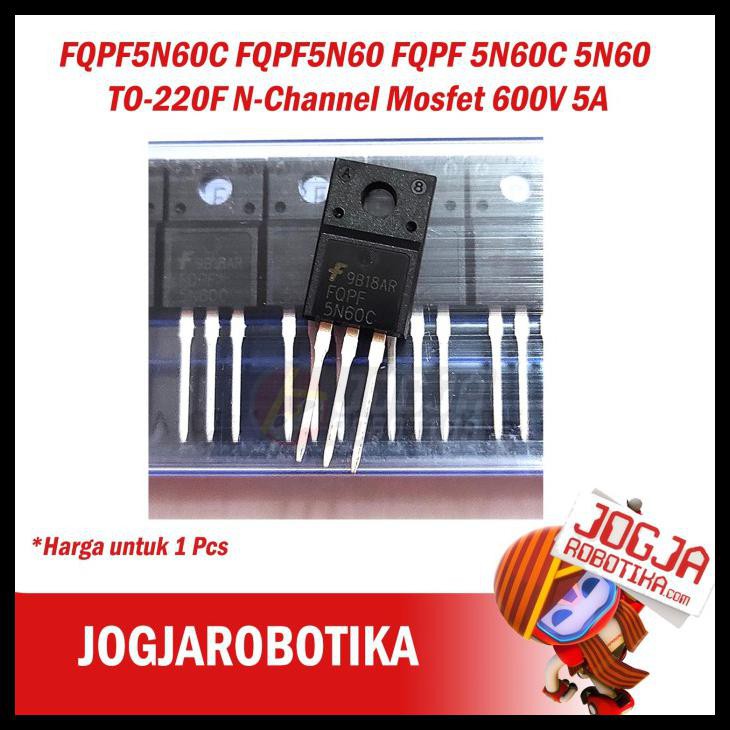 Fqpf5N60C Fqpf5N60 Fqpf 5N60C 5N60 To-220F N-Channel Mosfet 600V 5A