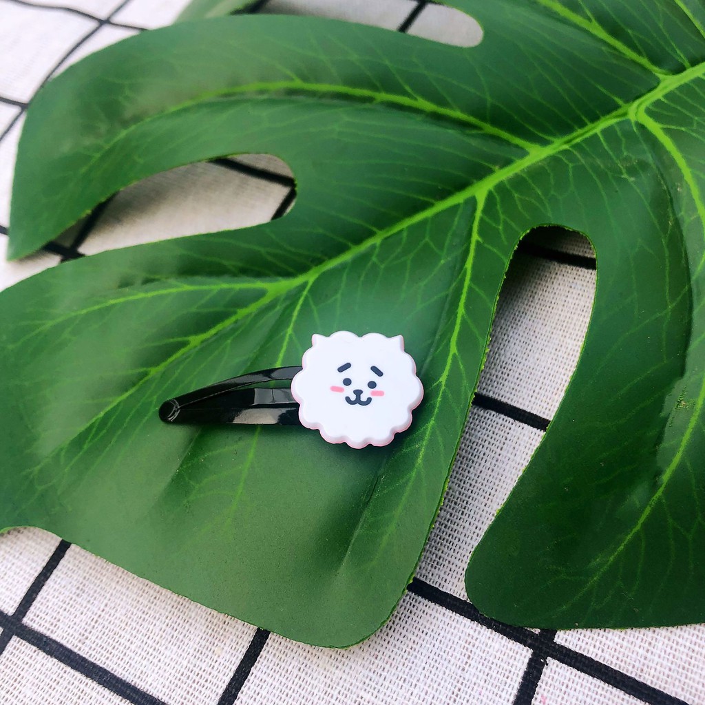 BTHP [READY INDO] jepitan BT21 BTS jepit klip rambut hair pin hairpin simple bangtan kartun