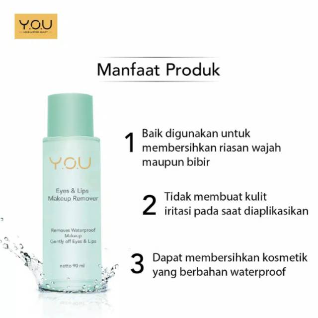 REMOVER MAKEUP Y.O.U