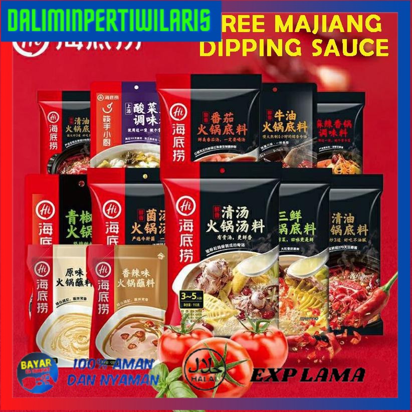 

BISA COD HI Haidilao Hai Di Lao Instant Hotpot Free Dipping Sauce Bumbu instan Shabu Shabu & Tumis