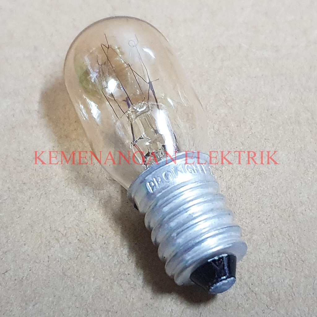 LAMPU KULKAS E14 15W 220V CLEAR / BOHLAM KULKAS 15 WATT 15 W 15WATT