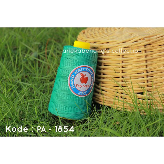 Benang Rajut Poly Apel / Apple Yarn - 1854 (Hijau Spring Medium)