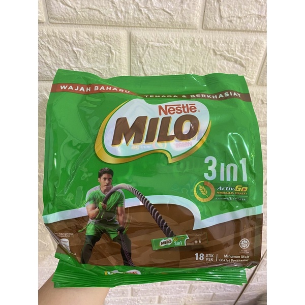 

MILO MALAYSIA 3 IN 1 SACHET NEW PACKAGE