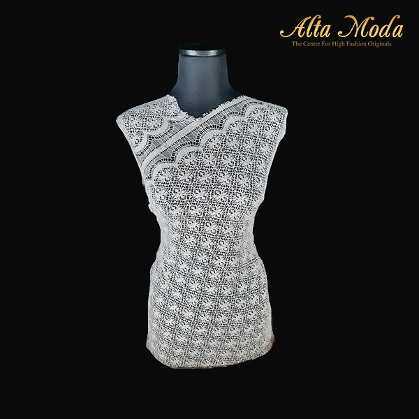 

Alta Moda Brokat Percanis Katun White Desain