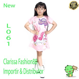 Dress LOL Bahan Scuba Import Dress Anak umur 2 9 thn Dress LOL Bahan Scuba Import Dress Anak umur 2 9 thn