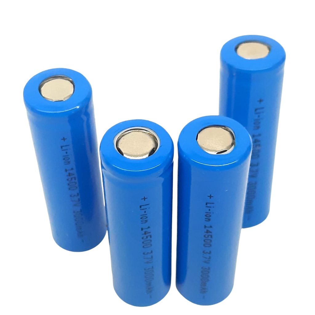 Baterai Cas Senter Swatt Alat Cukur Elektrik Type 14500 Li-ION 3.7V - 3000mAh Paket 4/Pcs