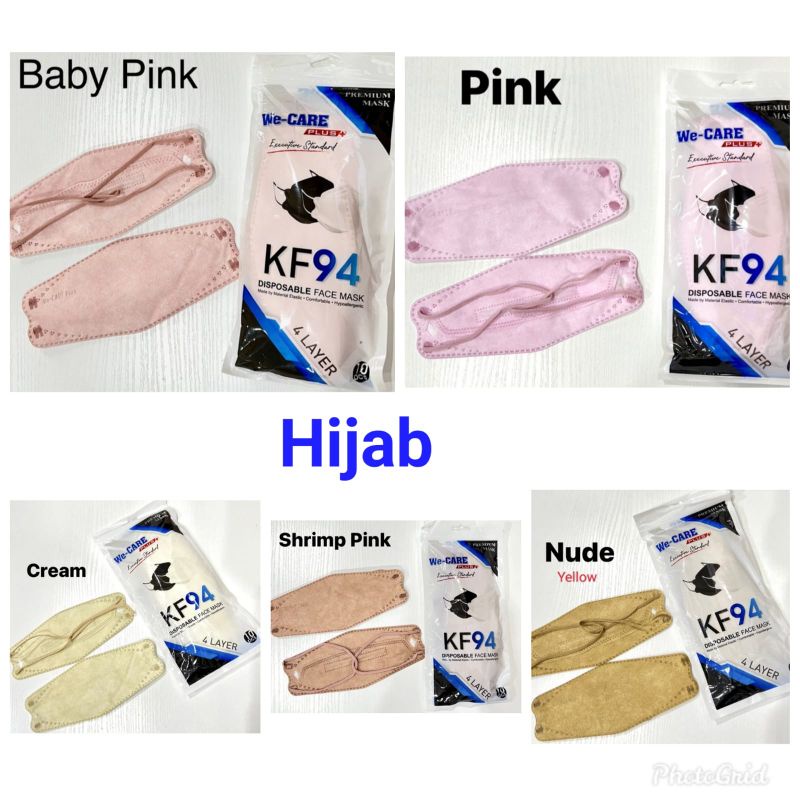 Masker KF94 Hijab we care plus
