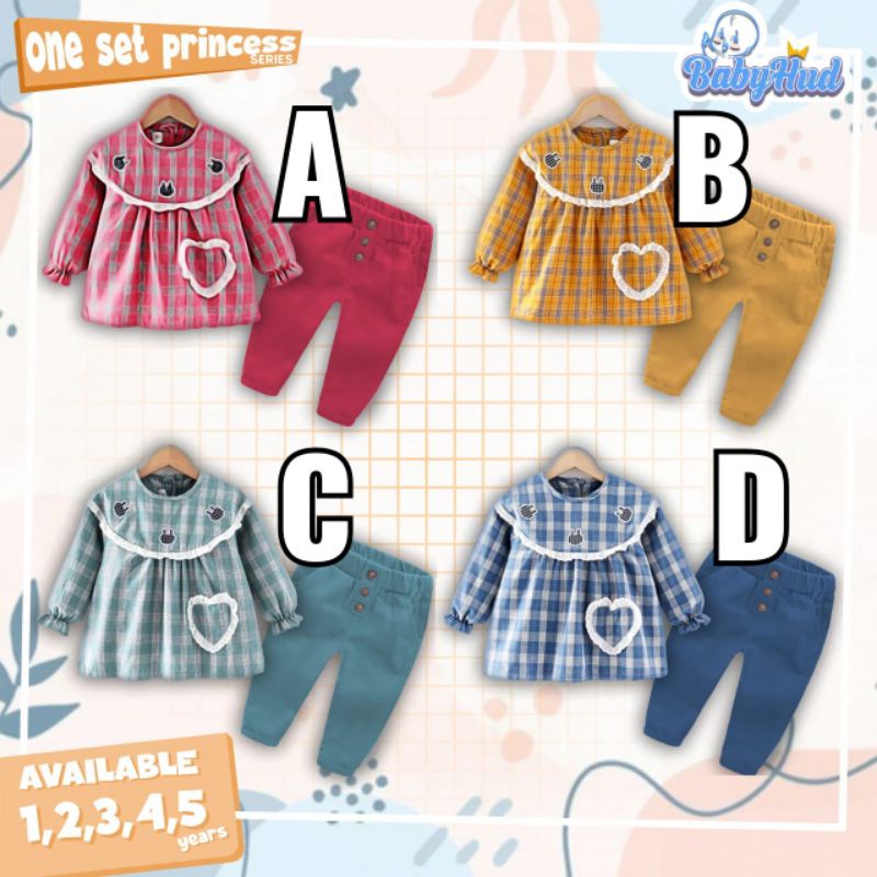 Setelan princess baby hud