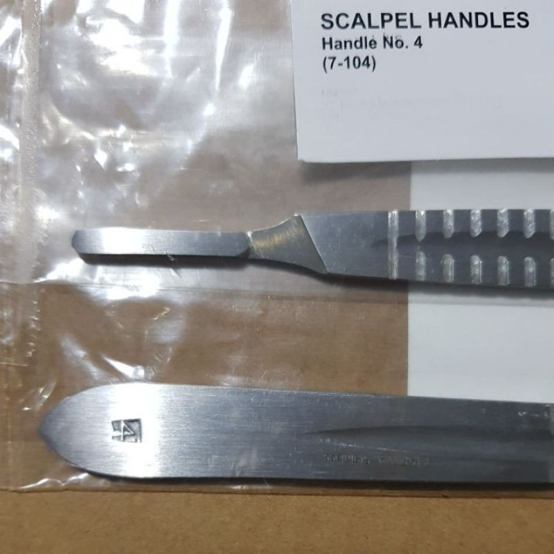 SCALPEL HANDLE No. 4 / Gagang Pisau no 4 / Scapel Handle