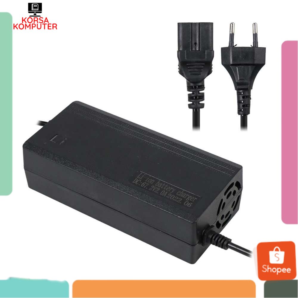 Adapter Charger Baterai Sepeda Listrik Charger Baterai Sepeda Charger Baterai Sepeda Listrik 36V 2A 