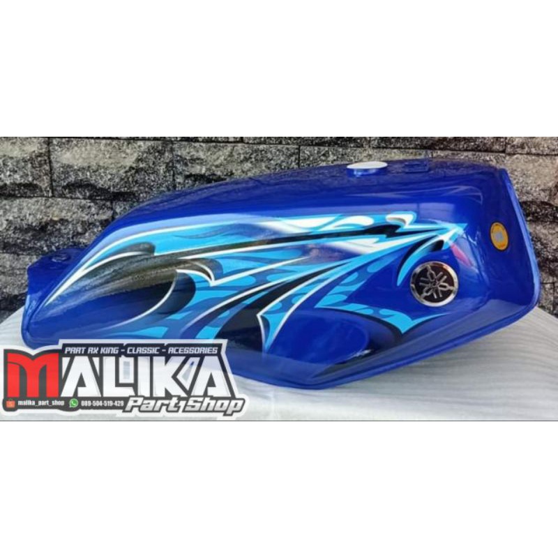 COVER TANGKI YAMAHA RX-KING 135 RX-KING SERIES BIRU 2005/2006