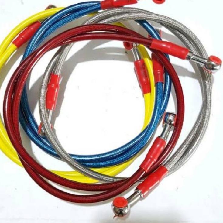 Lebih Bagus SELANG REM DEPAN CARBON KARBON 60CM 90CM 130CM MODEL TDR UNIVERSAL MATIC BEBEK MOGE SPORT