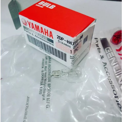 2DP-H4714-00 BOHLAM BOLAM BULB STOP BELAKANG NMAX N-MAX N MAX 10W 10 WATT ORI ORIGINAL YAMAHA YGP