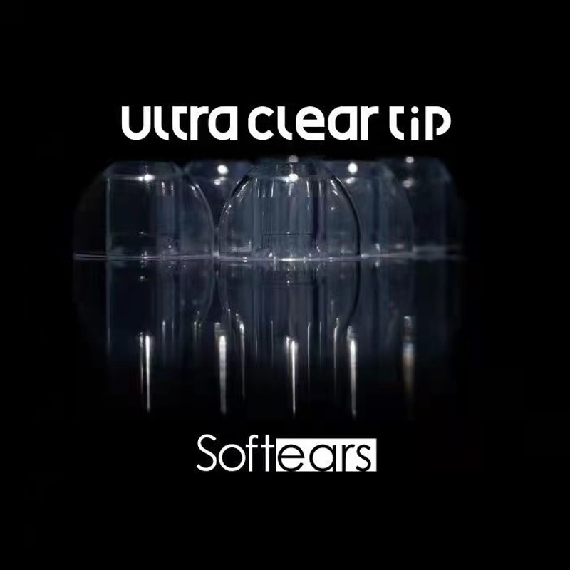 Softears UC Ear tips Untuk Earphone Volume Brand New Eartips Silikon Cair (1Kartu 2pasang)