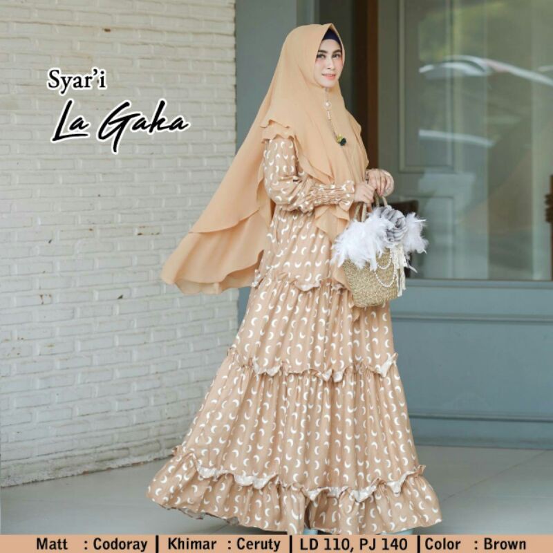 GAMIS SYARI GROSIR - GAMIS SYARI AL RAZAAK / LA GAKA