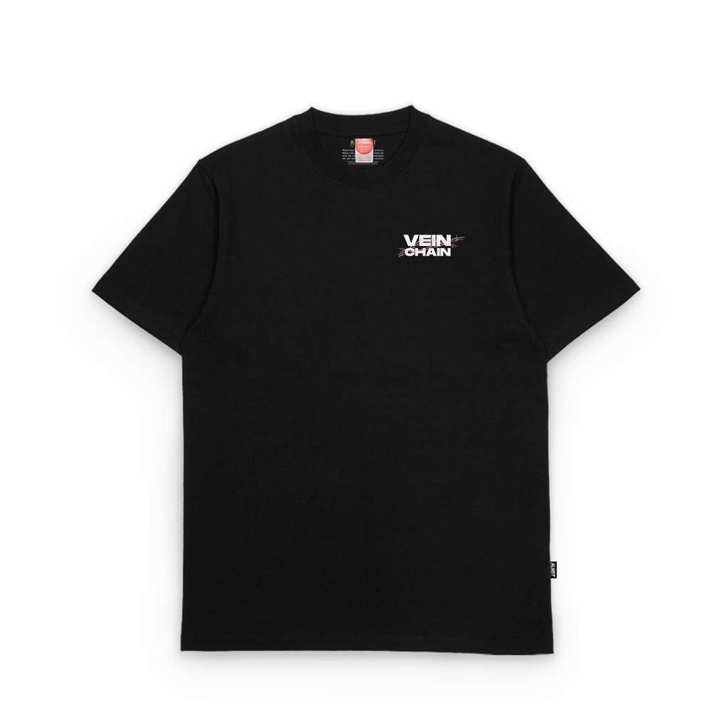 Almost Studio - T-Shirt - Veinchain - Black