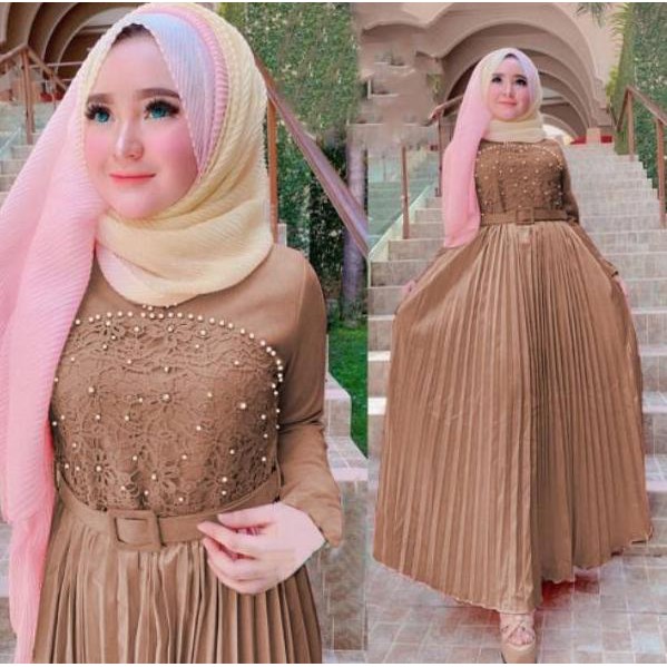 ღzdw-72 MAXI SOFIA / MAXI SONIA / GAMIS PLISKET / MAXI DRESS PRISKET / GAMIS BRUKAT CORNELI GLITTER