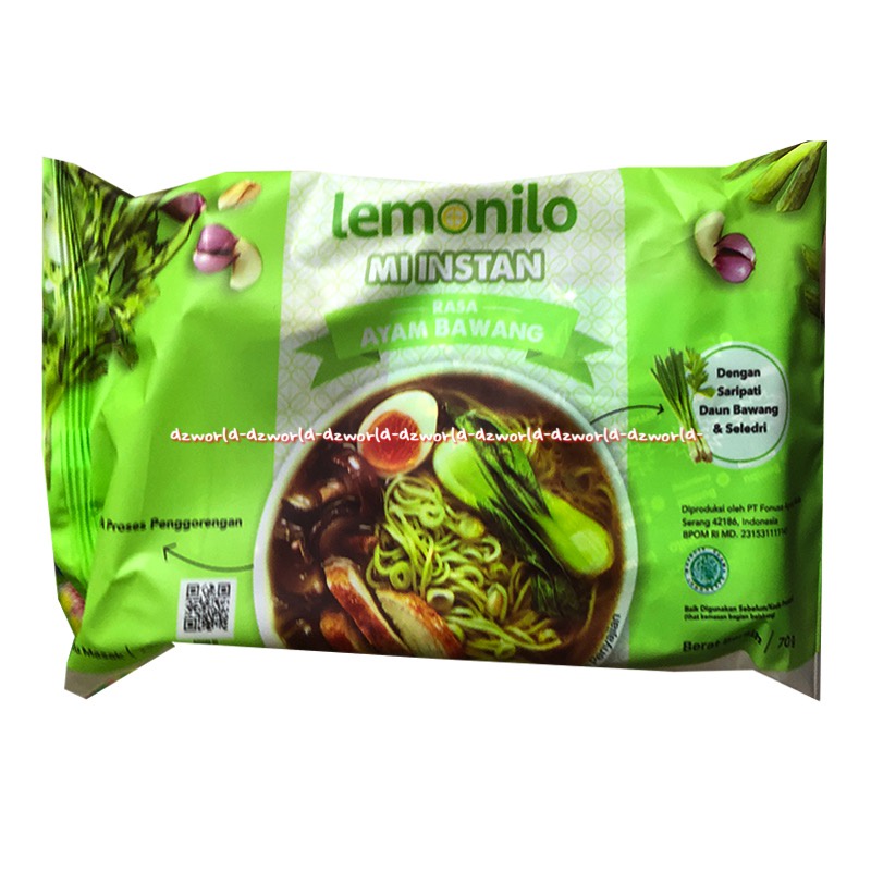 Lemonilo Mi Instan Rasa Kari Ayam Bawang 70gr Mie Instan Kuah Lemon nilo Lemonnilo