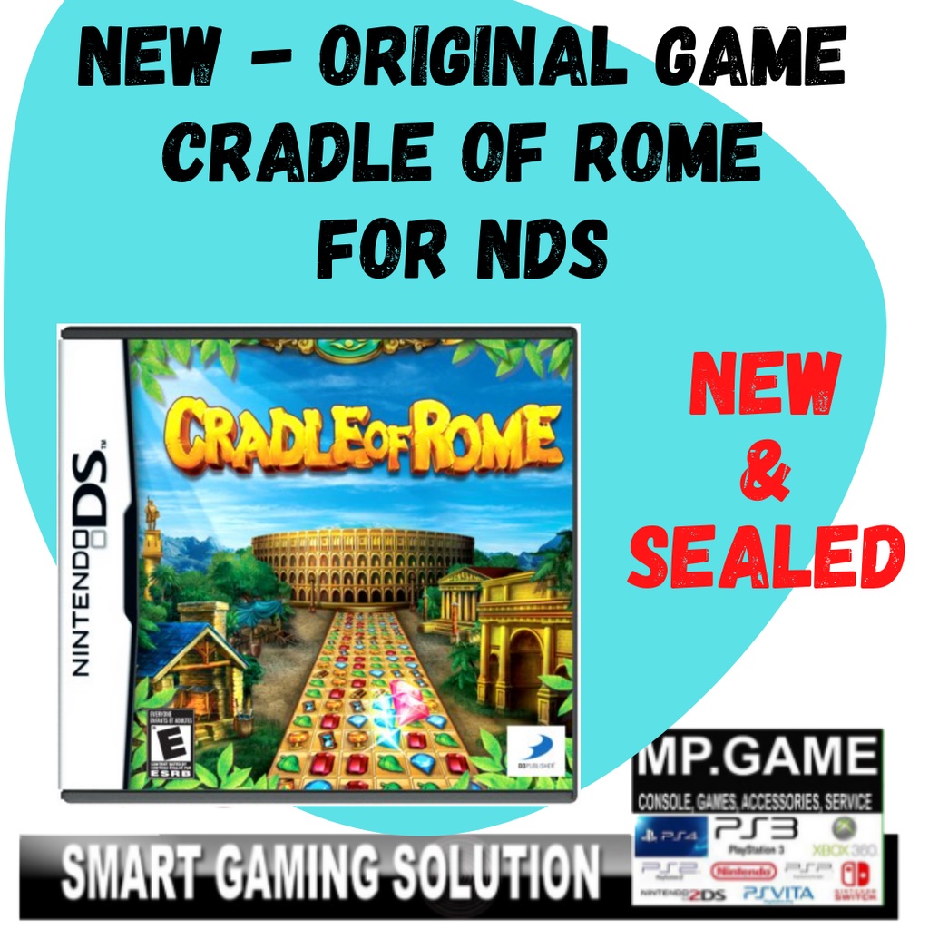 New Game Original Kaset NDS CRADLE OF ROME
