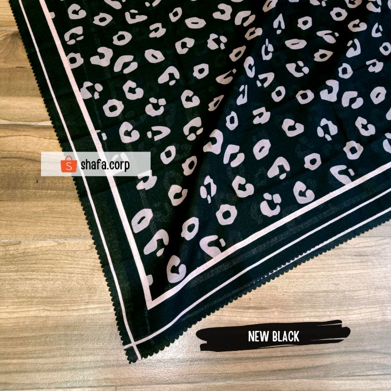 KERUDUNG VOAL SEGI EMPAT LEOPARD SERIES