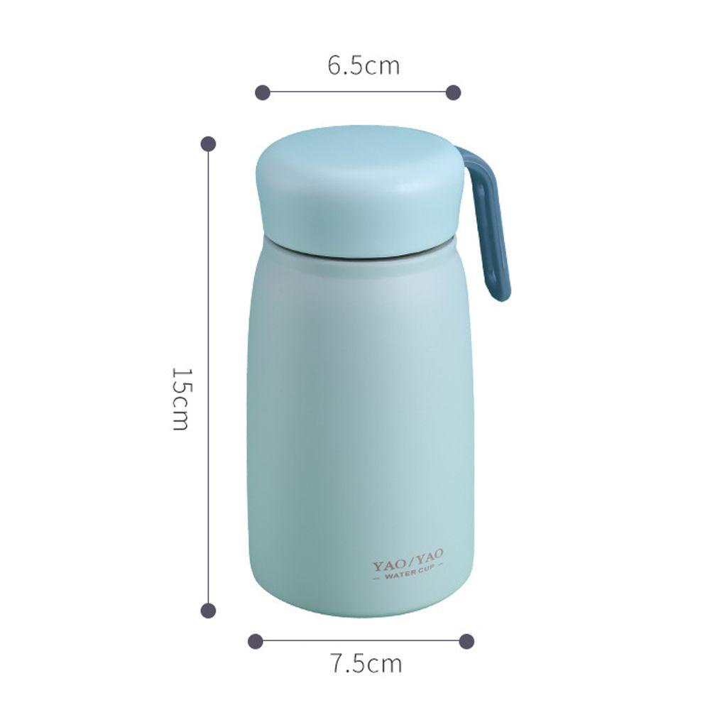 Top 350ml Mug Kopi Lucu Portable Botol Air Minum Stainless Steel